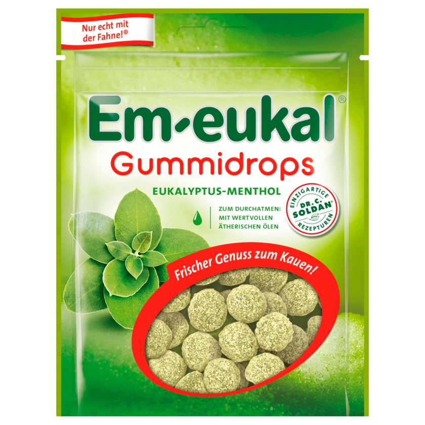 Em-eukal Gummidrops Eukalyptus-Menthol 90g